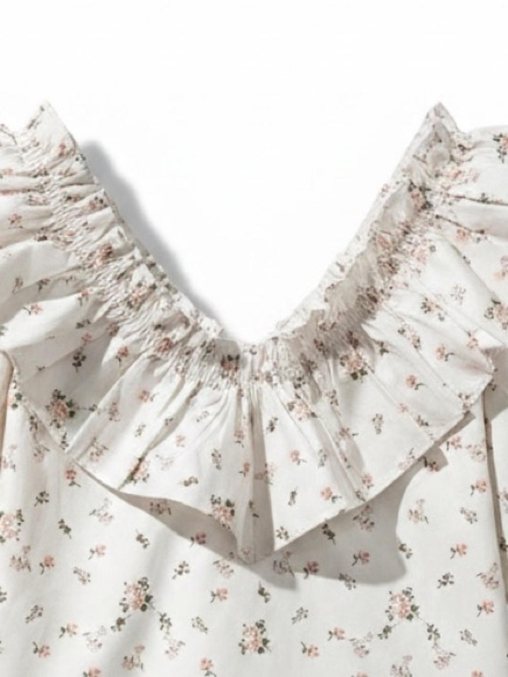 Tuckernuck Hyacinth House Charlotte Ruffle Neck Blouse Size Small - Picture 6 of 12